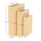 Faux Leather Geometric Woven Grid Book Storage Box Set